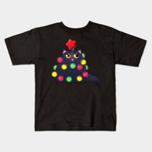 Christmas Kitty Kids T-Shirt